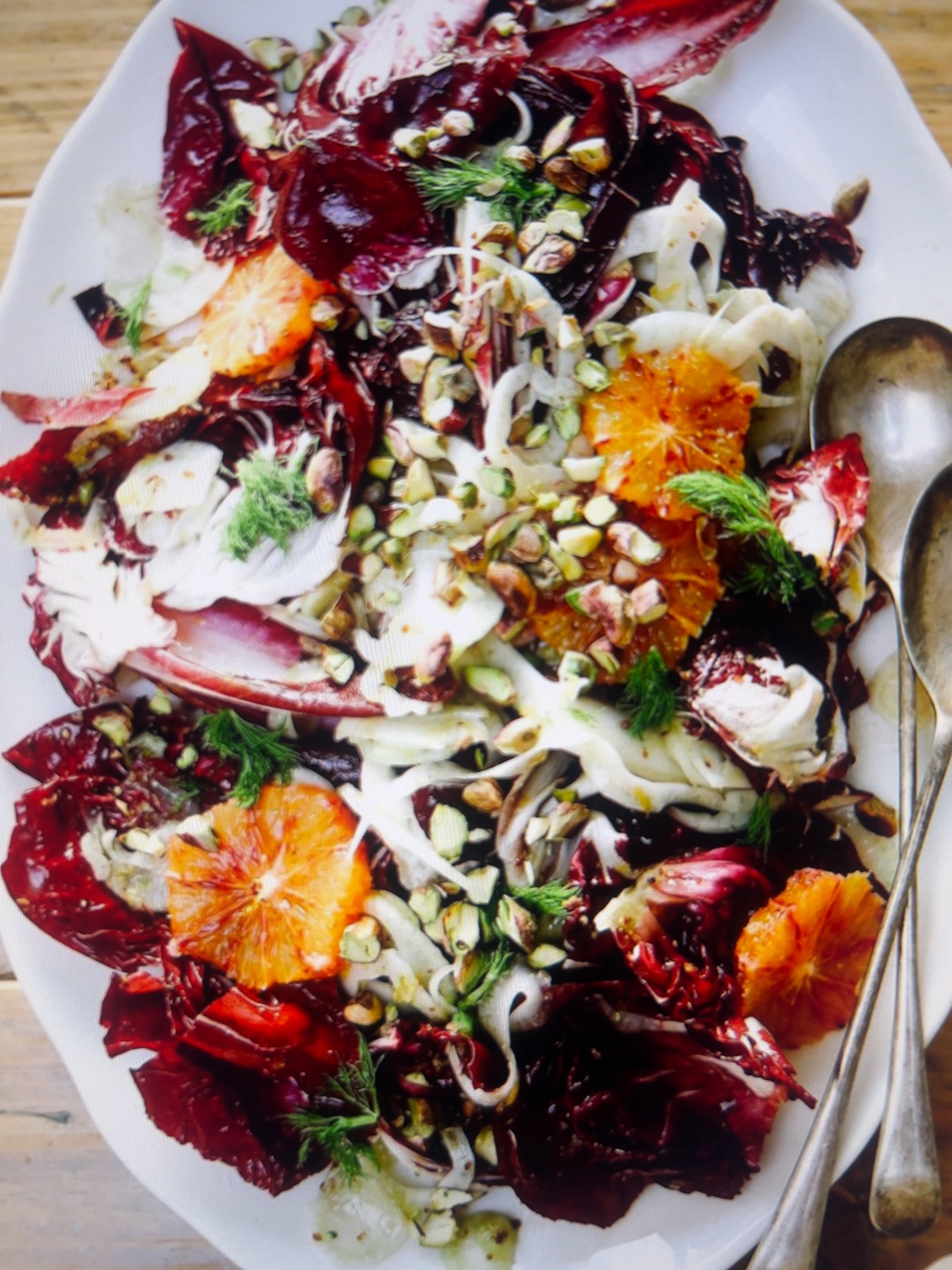 Radicchio & citrus seasonal salad — The Asado table.