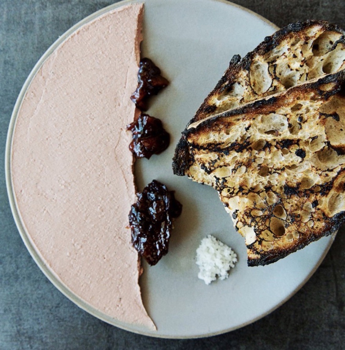 Styled photo representing Net Zero Ranch's pâté board.